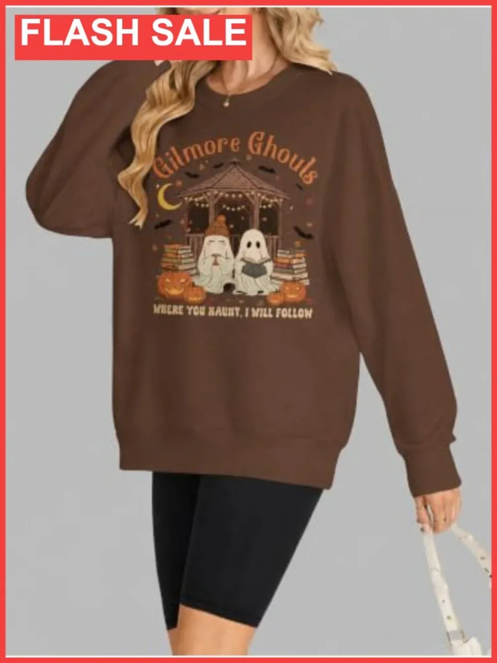 Womens Oversized Mama Graphic Sweatshirt Pocket Pullover